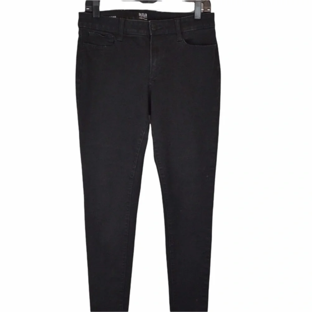 A New‎ Approach a.n.a. Black Stretchy Mid-Rise Jeggings, Size 10L